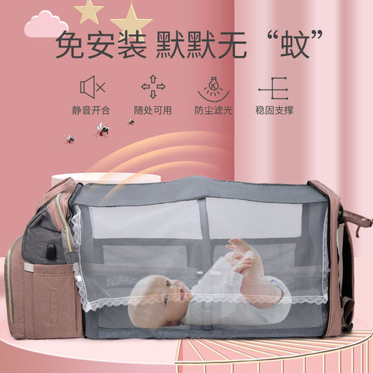 New large capacity mother and baby bag day simple insulated bottle warehouse baby backpack fashion style mommy bag